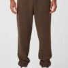 Cuffed Renown Heavy Weight Sweatpant - Espresso -ALO ACTIVEWEAR SALE U5014R 04064 b1 s3 a1 1 m93