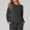 Soho Pullover - Anthracite -ALO ACTIVEWEAR SALE W3295R 02125 b1 s1 a1 1 m89