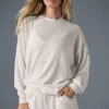 Soho Pullover - Ivory 2 Soho Pullover - Ivory -ALO ACTIVEWEAR SALE W3295R 03299 b1 s1 a1 1 m91