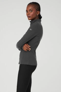 Alosoft 1/2 Zip Rapid Pullover - Anthracite 9 Alosoft 1/2 Zip Rapid Pullover - Anthracite -ALO ACTIVEWEAR SALE W3694R 02125 b1 s1 a3 1 m100
