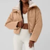 Orion Cropped Puffer - Toasted Almond 2 Orion Cropped Puffer - Toasted Almond -ALO ACTIVEWEAR SALE W4464R 05131 b1 s1 a1 1 m76 8c82577d 4e42 47b5 abf6 a6fad1cb244f