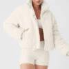 Sherpa Snow Angel Puffer - Ivory 2 Sherpa Snow Angel Puffer - Ivory -ALO ACTIVEWEAR SALE W4473R 03299 b1 s1 a1 1 m89