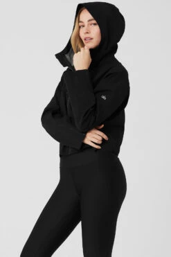 Rain Or Shine Jacket - Black -ALO ACTIVEWEAR SALE W4486R 01 b1 s1 a3 1 m89