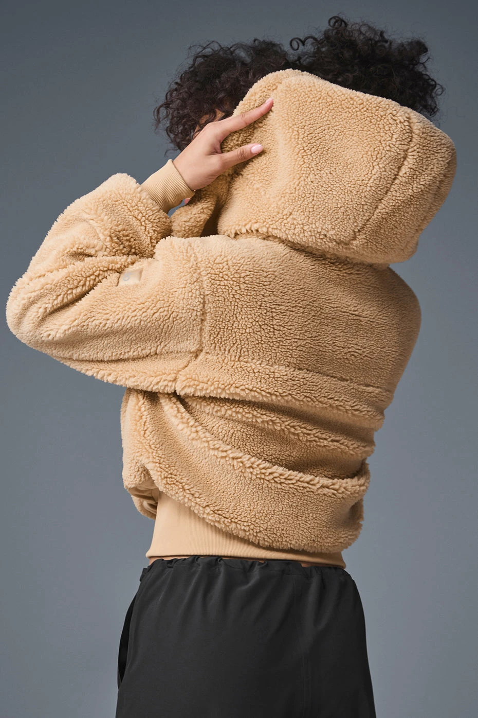 Foxy Sherpa Jacket - Camel 4 Foxy Sherpa Jacket - Camel - Image 2