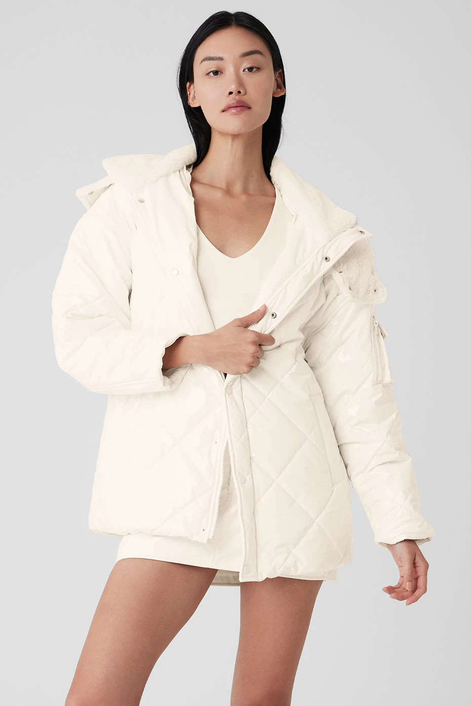 Snomoto Puffer Jacket - Ivory 3 Snomoto Puffer Jacket - Ivory