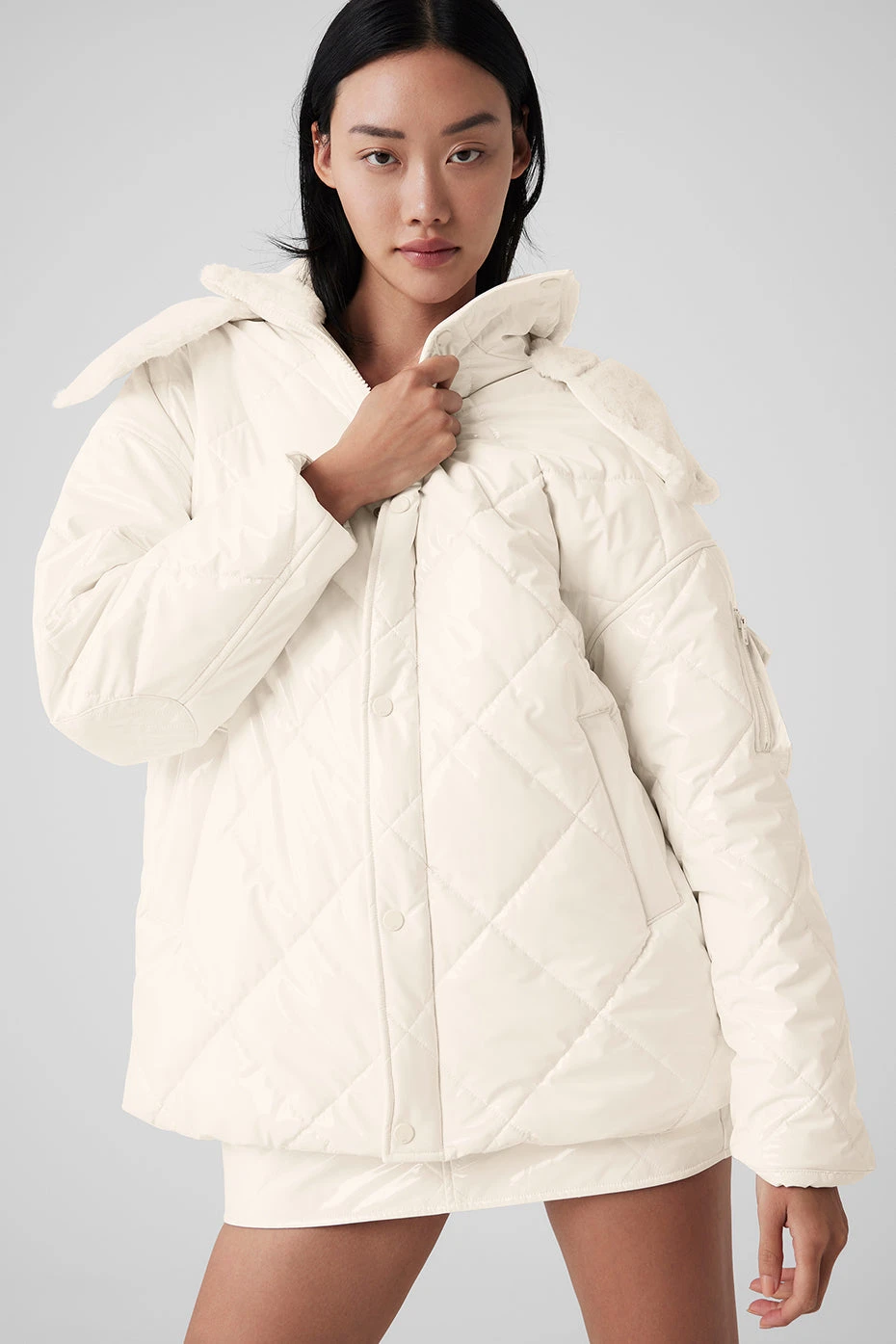 Snomoto Puffer Jacket - Ivory 6 Snomoto Puffer Jacket - Ivory - Image 4