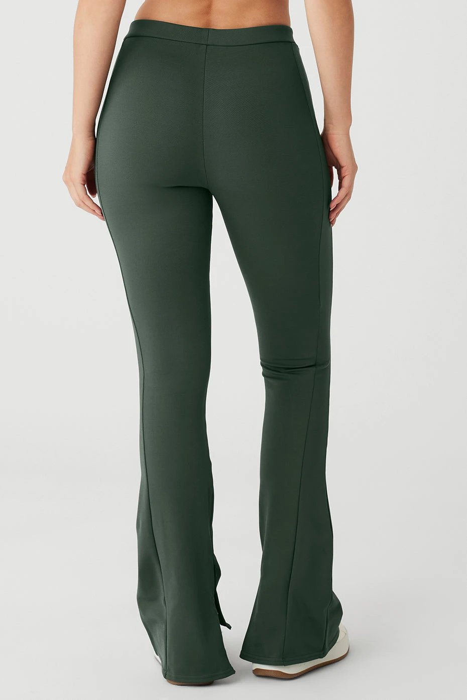 High-Waist Zip It Flare Legging - Dark Cactus 4 High-Waist Zip It Flare Legging - Dark Cactus - Image 2