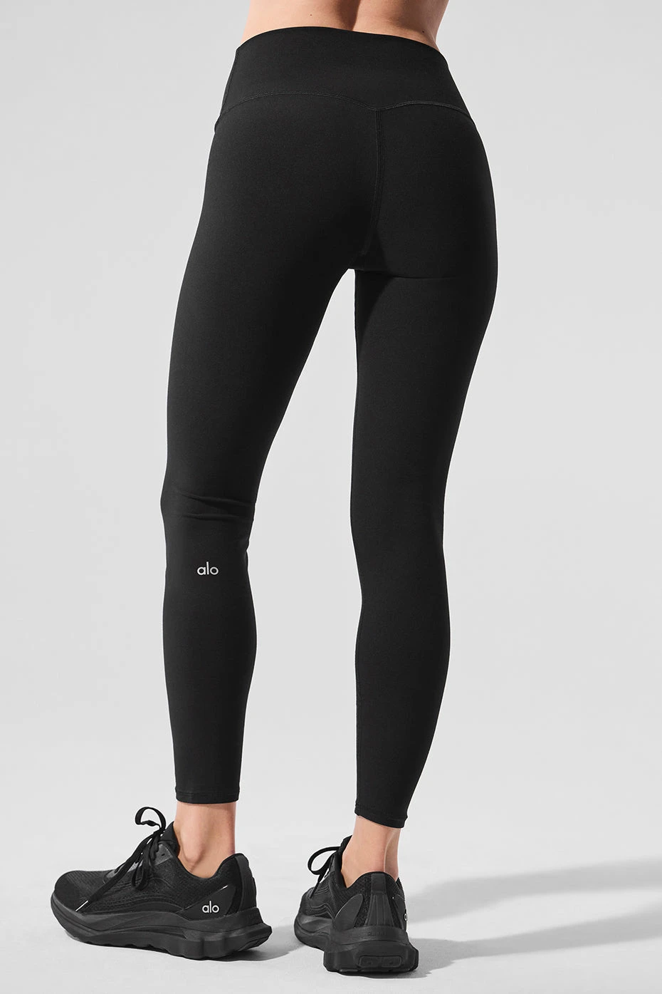 Alosoft High-Waist 7/8 Highlight Legging - Black 4 Alosoft High-Waist 7/8 Highlight Legging - Black - Image 2