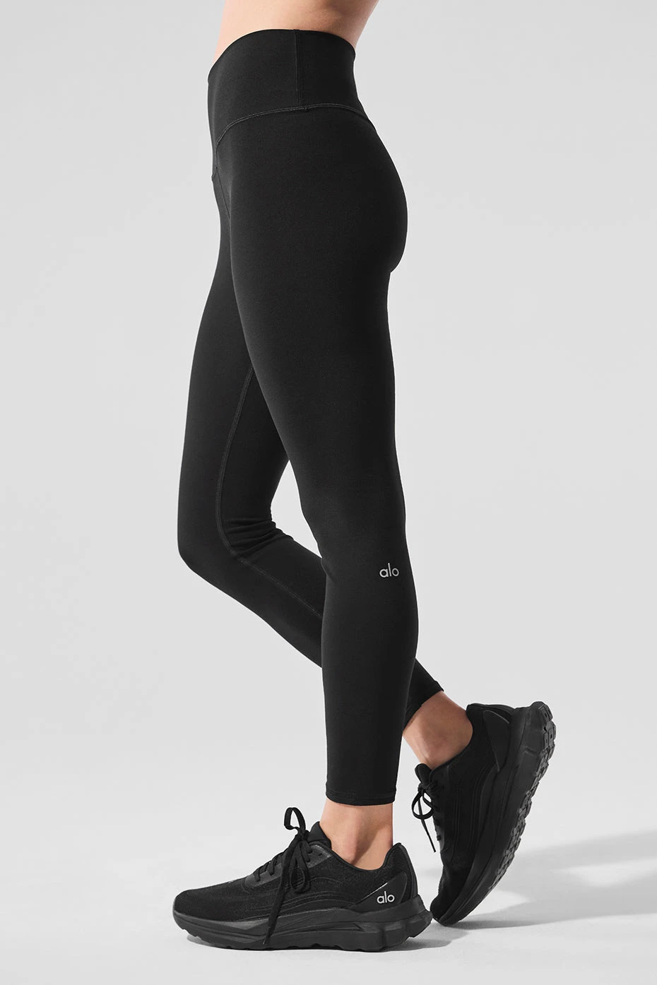 Alosoft High-Waist 7/8 Highlight Legging - Black 5 Alosoft High-Waist 7/8 Highlight Legging - Black - Image 3
