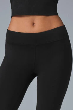 Airbrush Low-Rise Bootcut Legging - Black 10 Airbrush Low-Rise Bootcut Legging - Black -ALO ACTIVEWEAR SALE W51150R 01 b1 s1 a4 1 m197