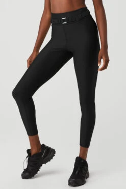 Airlift High-Waist 7/8 Charmer Legging - Black 9 Airlift High-Waist 7/8 Charmer Legging - Black -ALO ACTIVEWEAR SALE W51175R 01 b1 s1 a2 1 m100