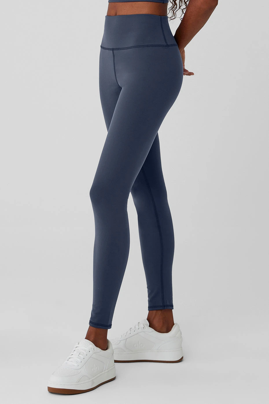 Airbrush Winter Warm High-Waist Nocturne Legging - Navy 5 Airbrush Winter Warm High-Waist Nocturne Legging - Navy - Image 3
