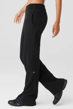 High-Waist Free Time Straight Leg Sweatpant - Black 9 High-Waist Free Time Straight Leg Sweatpant - Black -ALO ACTIVEWEAR SALE W51203R 01 b1 s1 a2 1 m18 b16053ab 8c0b 4830 8b52 61e796b4b7ea