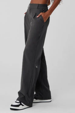 High-Waist Pursuit Trouser - Anthracite -ALO ACTIVEWEAR SALE W51208R 02125 b1 s1 a3 1 m76