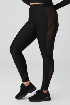 Airlift High-Waist Ballet Dream Legging - Black -ALO ACTIVEWEAR SALE W51235R 01 b1 s4 a3 1 m127