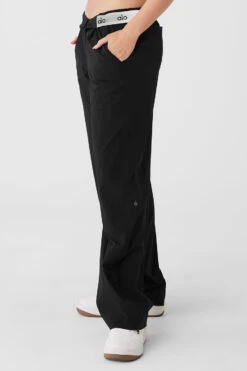 Flip It Trouser - Black -ALO ACTIVEWEAR SALE W51261R 001 b1 s1 a3 1 m89