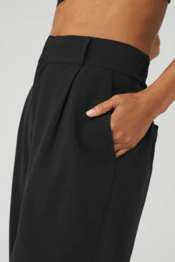 High-Waist Dreamscape Trouser (Long) - Black 9 High-Waist Dreamscape Trouser (Long) - Black -ALO ACTIVEWEAR SALE W51261R 01 b1 s1 a4 1 m18