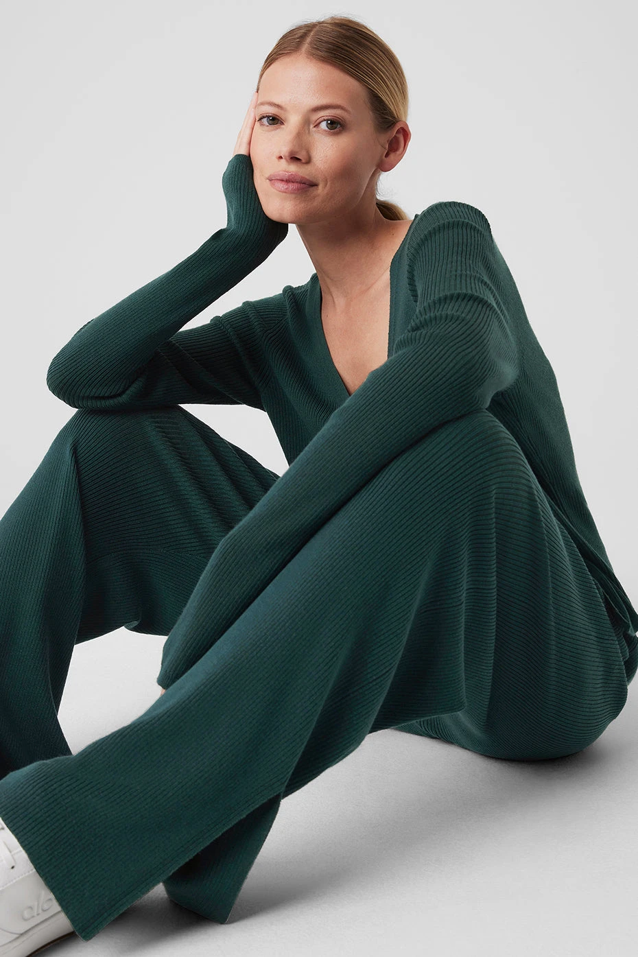 Knit Salana Cardigan - Midnight Green 7 Knit Salana Cardigan - Midnight Green - Image 5