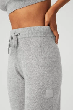 Cashmere High-Waist Jet Set Wide Leg Pant - Dove Grey Heather 9 Cashmere High-Waist Jet Set Wide Leg Pant - Dove Grey Heather -ALO ACTIVEWEAR SALE W51266R 02288 b1 s1 a4 1 m18
