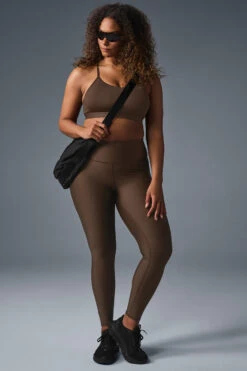 High-Waist Airlift Legging - Espresso -ALO ACTIVEWEAR SALE W51314R 04064 b1 s1 a4 1 m182