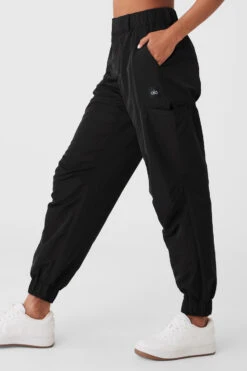 High-Waist Break Line Jogger - Black 13 High-Waist Break Line Jogger - Black -ALO ACTIVEWEAR SALE W51319R 01 b1 s1 a2 1 m18