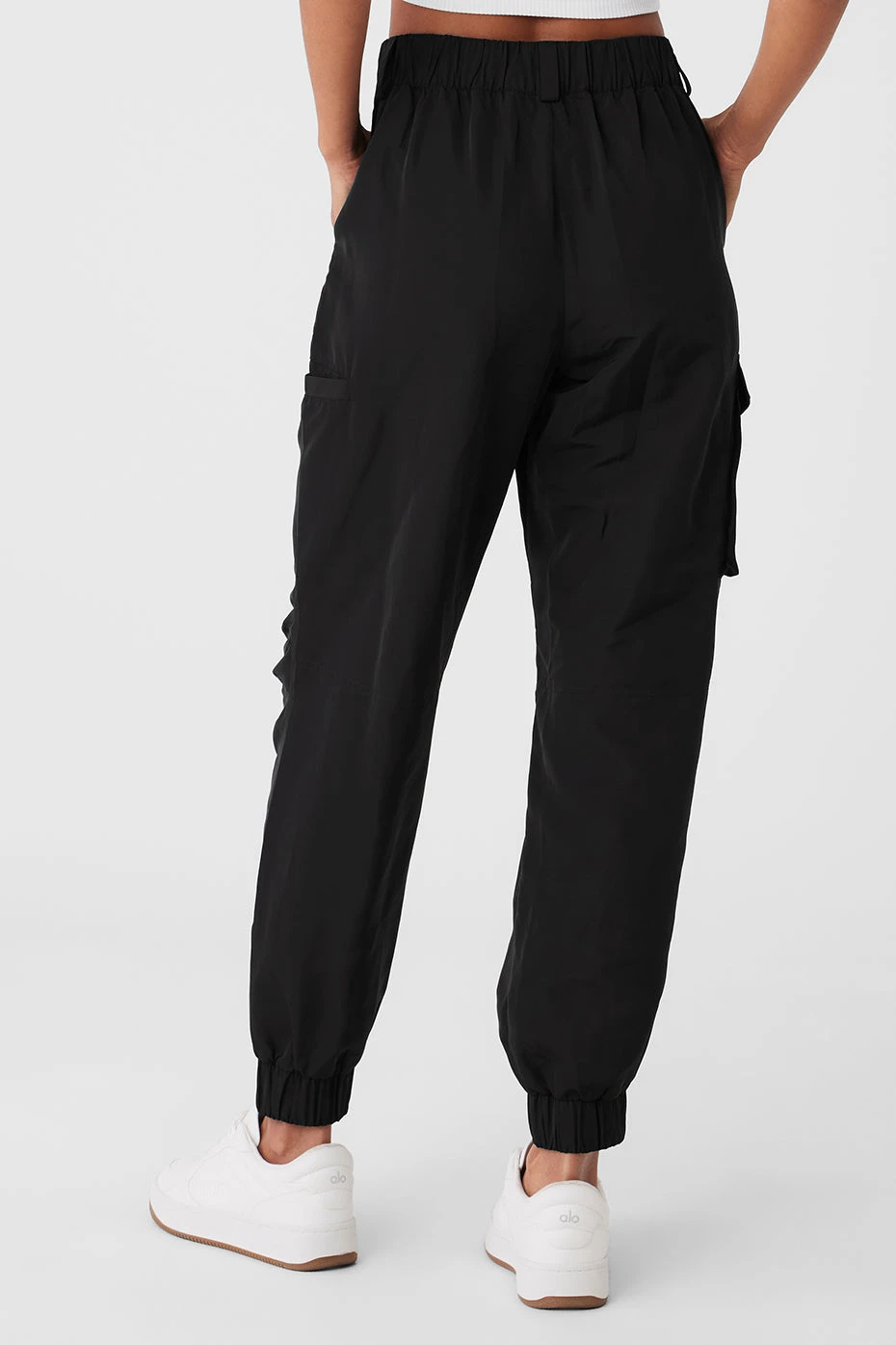 High-Waist Break Line Jogger - Black 4 High-Waist Break Line Jogger - Black - Image 2