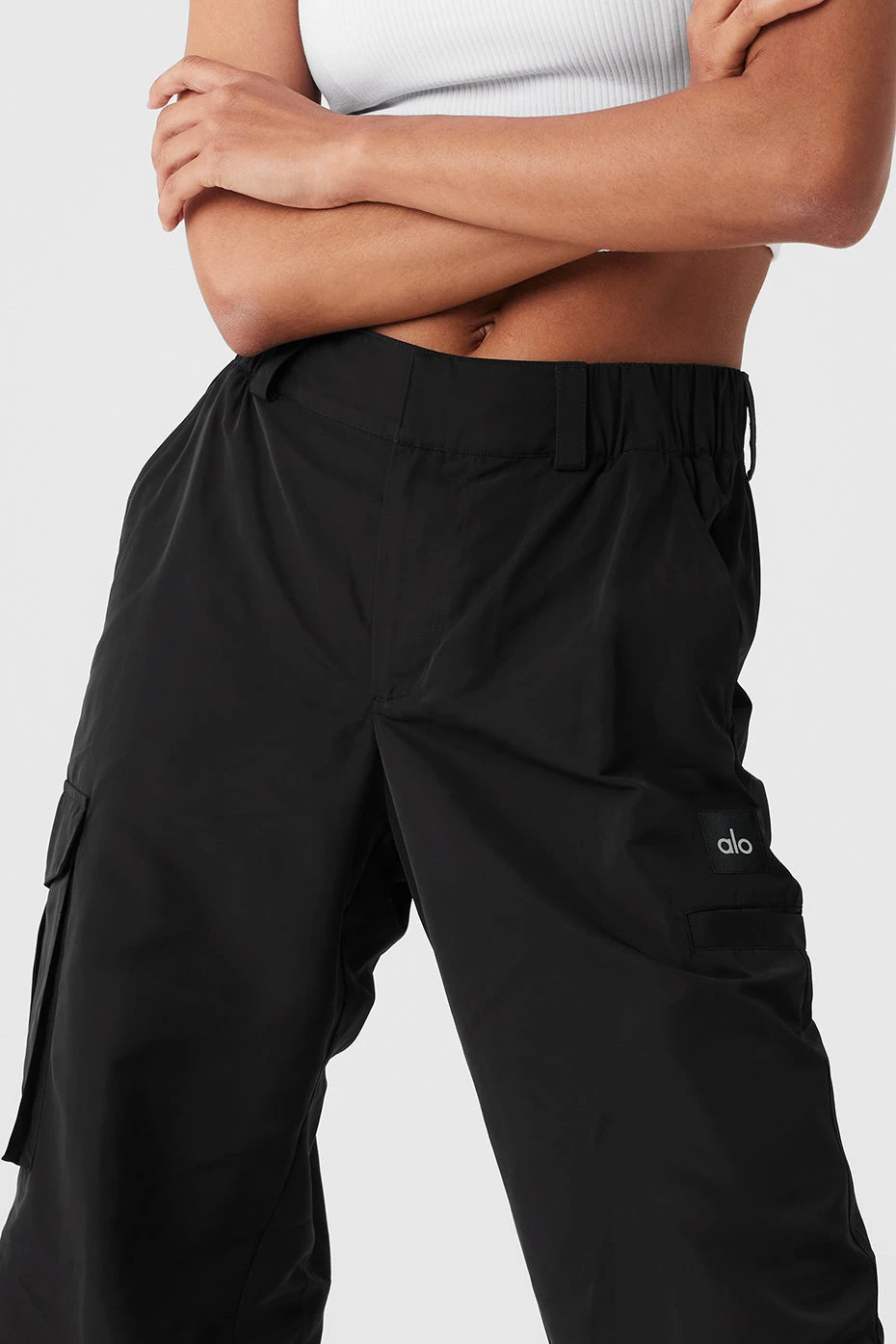 High-Waist Break Line Jogger - Black 7 High-Waist Break Line Jogger - Black - Image 5