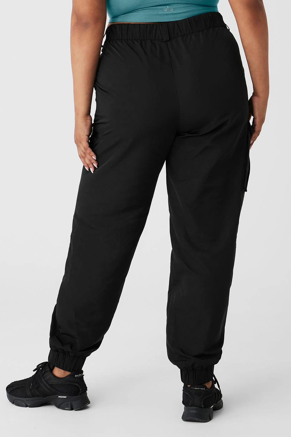 High-Waist Break Line Jogger - Black 9 High-Waist Break Line Jogger - Black - Image 7