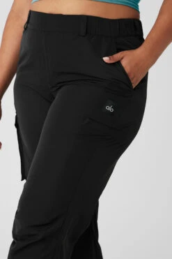 High-Waist Break Line Jogger - Black 19 High-Waist Break Line Jogger - Black -ALO ACTIVEWEAR SALE W51319R 01 b1 s4 a4 1 m152