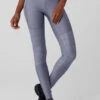 Airlift Winter Warm High-Waist Supermoto Legging - Fog -ALO ACTIVEWEAR SALE W51334R 05134 b1 s1 a1 1 m76