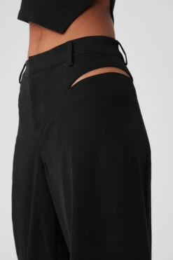 High-Waist Risk Taker Trouser - Black 10 High-Waist Risk Taker Trouser - Black -ALO ACTIVEWEAR SALE W51338R 01 b1 s1 a4 1 m18