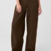 High-Waist Risk Taker Trouser - Espresso -ALO ACTIVEWEAR SALE W51338R 04064 b1 s1 a1 178 m18