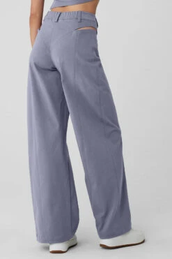 High-Waist Risk Taker Trouser - Fog -ALO ACTIVEWEAR SALE W51338R 05134 b1 s1 a3 1 m54
