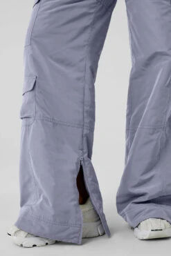 High-Waist Ski-Moto Puffer Pant - Fog -ALO ACTIVEWEAR SALE W51343R 05134 b1 s1 a5 1 m76