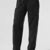 Polar Fleece Wintry Mix Pant - Black -ALO ACTIVEWEAR SALE W51374R 01 b1 s1 a1 1 m174