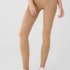 Alosoft High-Waist Head Start Legging - Toasted Almond