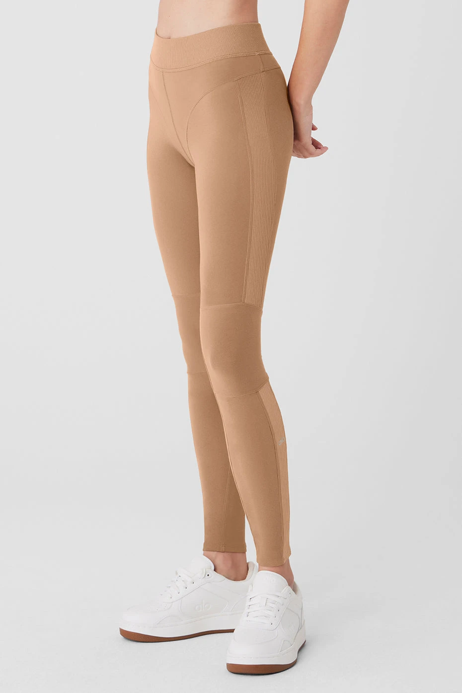 Alosoft High-Waist Head Start Legging - Toasted Almond 5 Alosoft High-Waist Head Start Legging - Toasted Almond - Image 3