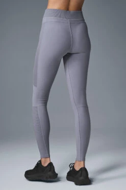 Alosoft High-Waist Head Start Legging - Fog -ALO ACTIVEWEAR SALE W51384R 05134 b1 s1 a2 1 m206