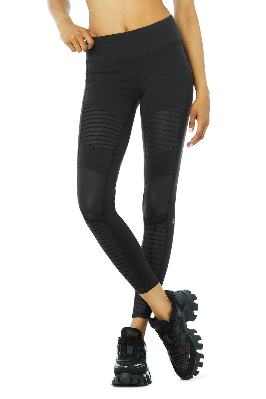 Moto Legging - Black/Black Glossy 3 Moto Legging - Black/Black Glossy