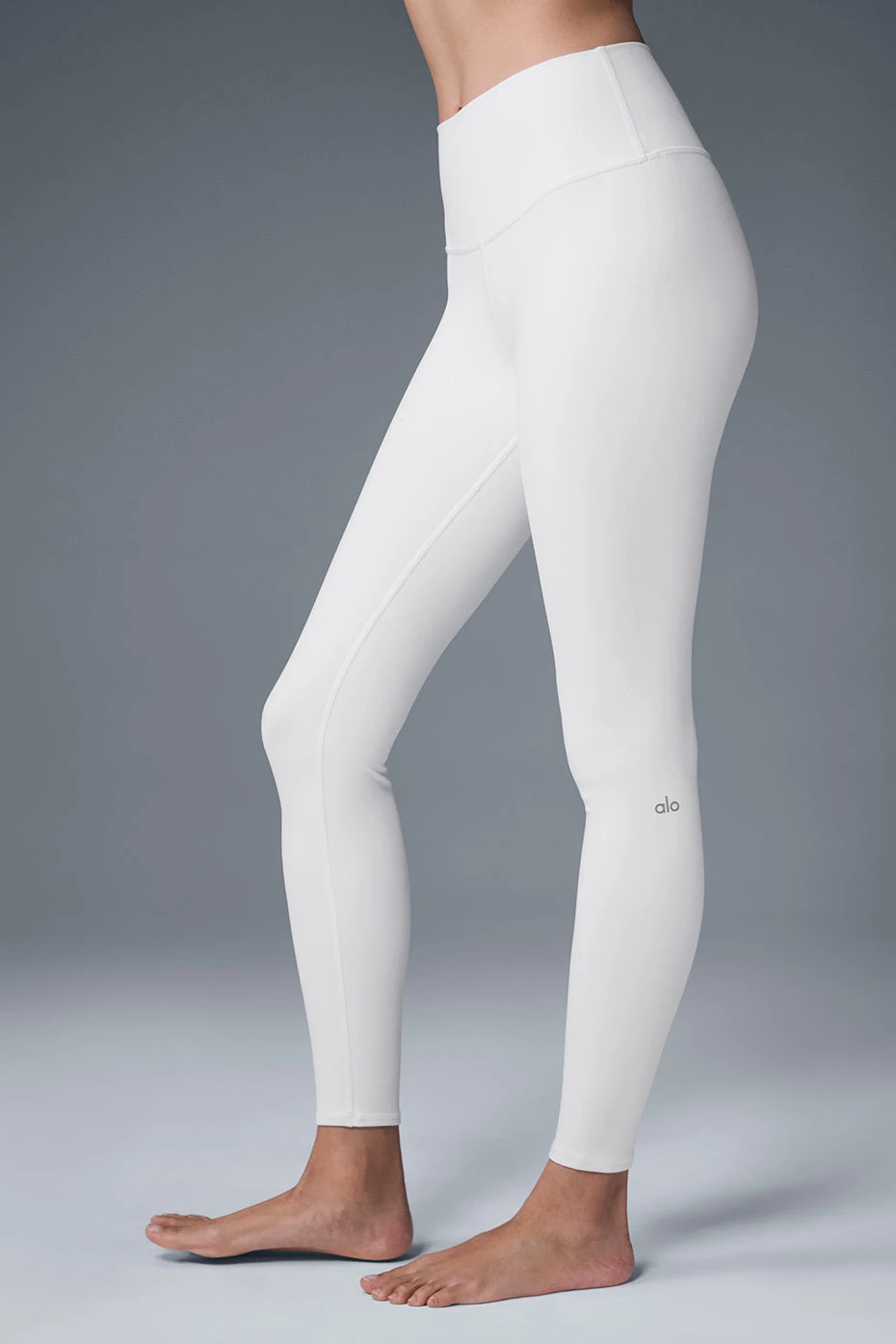 High-Waist Airbrush Legging - White 7 High-Waist Airbrush Legging - White - Image 5