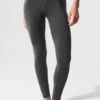 High-Waist Airbrush Legging - Anthracite -ALO ACTIVEWEAR SALE W5473R 02125 b1 s1 a1 1 m224