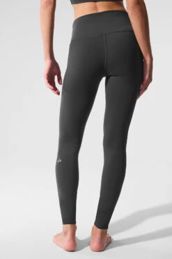 High-Waist Airbrush Legging - Anthracite -ALO ACTIVEWEAR SALE W5473R 02125 b1 s1 a2 1 m224