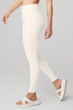 High-Waist Airbrush Legging - Ivory -ALO ACTIVEWEAR SALE W5473R 03299 b1 s1 a2 1 m89