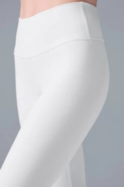 High-Waist Airbrush Capri - White -ALO ACTIVEWEAR SALE W5475R 00 b1 s1 a4 1 m184