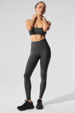 High-Waist Airlift Legging - Anthracite -ALO ACTIVEWEAR SALE W5561R 02125 b1 s1 a5 1 m206