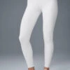 7/8 High-Waist Airbrush Legging - White -ALO ACTIVEWEAR SALE W5604R 00 b1 s1 a1 1 m215
