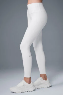 7/8 High-Waist Airbrush Legging - White -ALO ACTIVEWEAR SALE W5604R 00 b1 s1 a3 1 m215