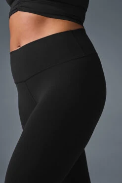 7/8 High-Waist Airbrush Legging - Black -ALO ACTIVEWEAR SALE W5604R 01 b1 s1 a3 1 m182