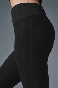 High-Waist Alosoft Lounge Legging - Black 9 High-Waist Alosoft Lounge Legging - Black -ALO ACTIVEWEAR SALE W5762R 01 b1 s1 a4 1 m54