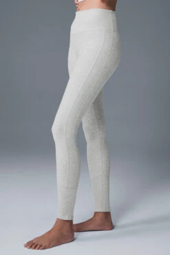 High-Waist Alosoft Lounge Legging - Athletic Heather Grey -ALO ACTIVEWEAR SALE W5762R 02910 b1 s1 a2 1 m54